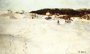 Frits Thaulow A Winter Day in Norway Germany oil painting artist